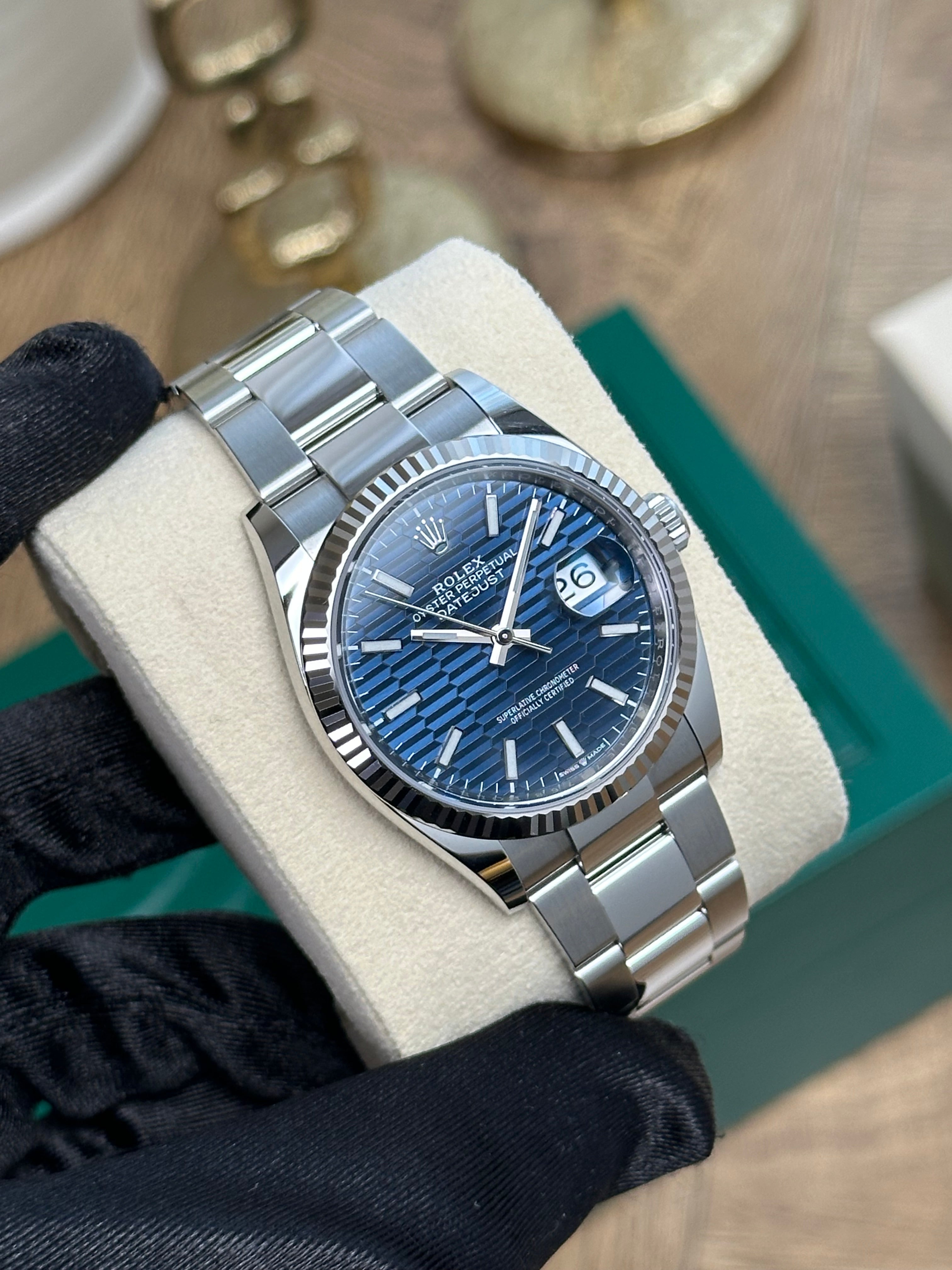 Rolex Datejust 36 (Blue fluted dial), 126234