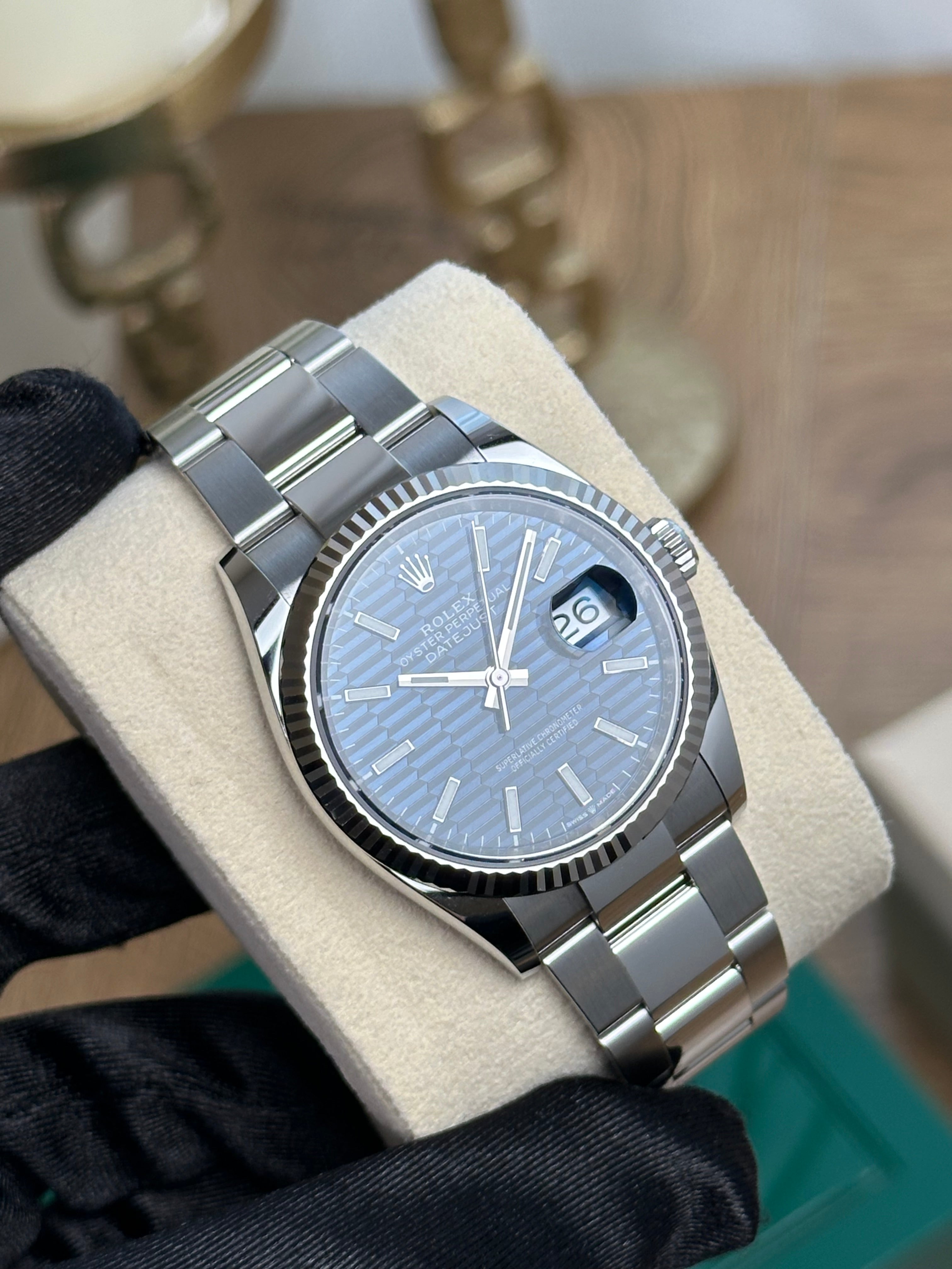 Rolex Datejust 36 (Blue fluted dial), 126234