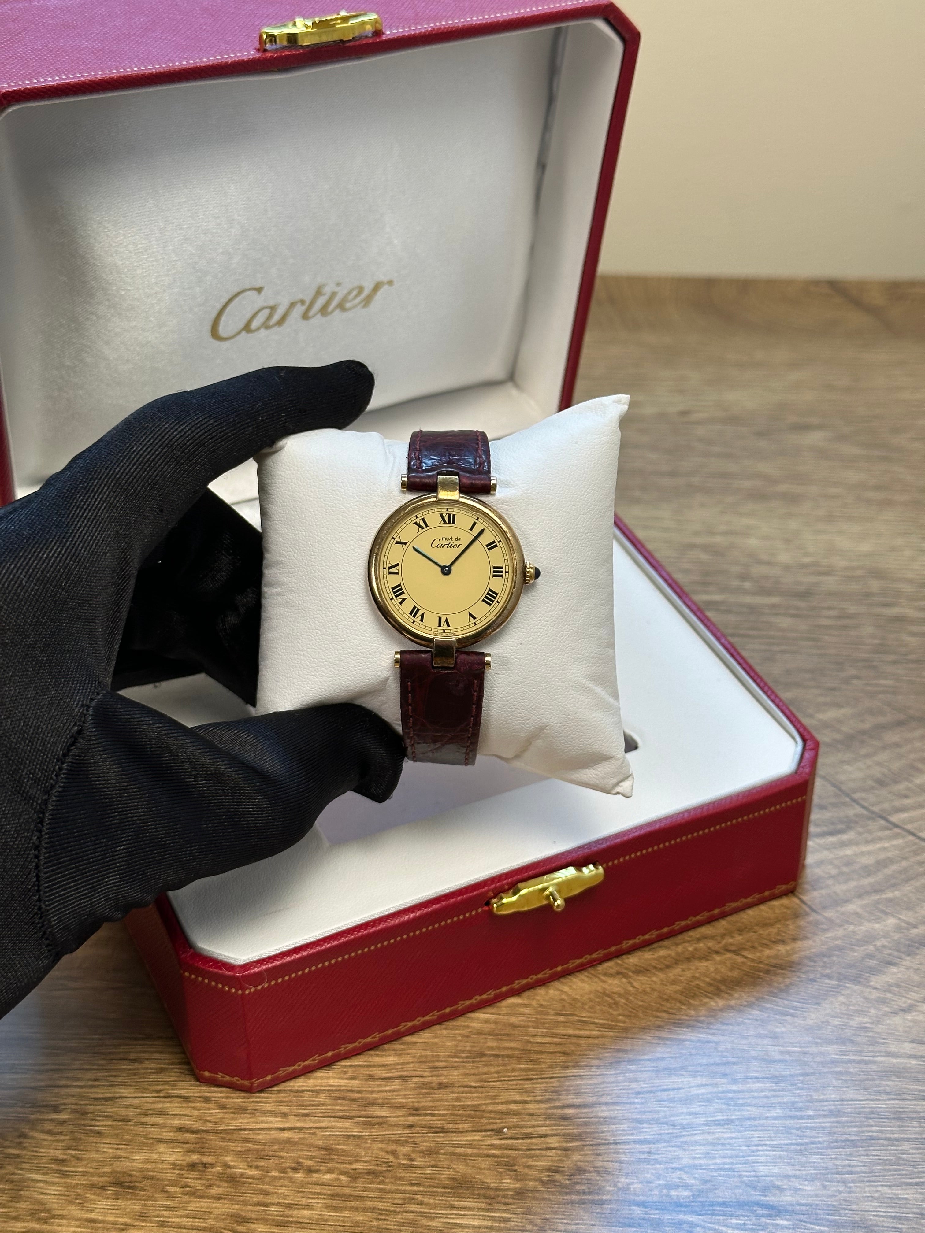Ladies Cartier Must Vendome 30mm