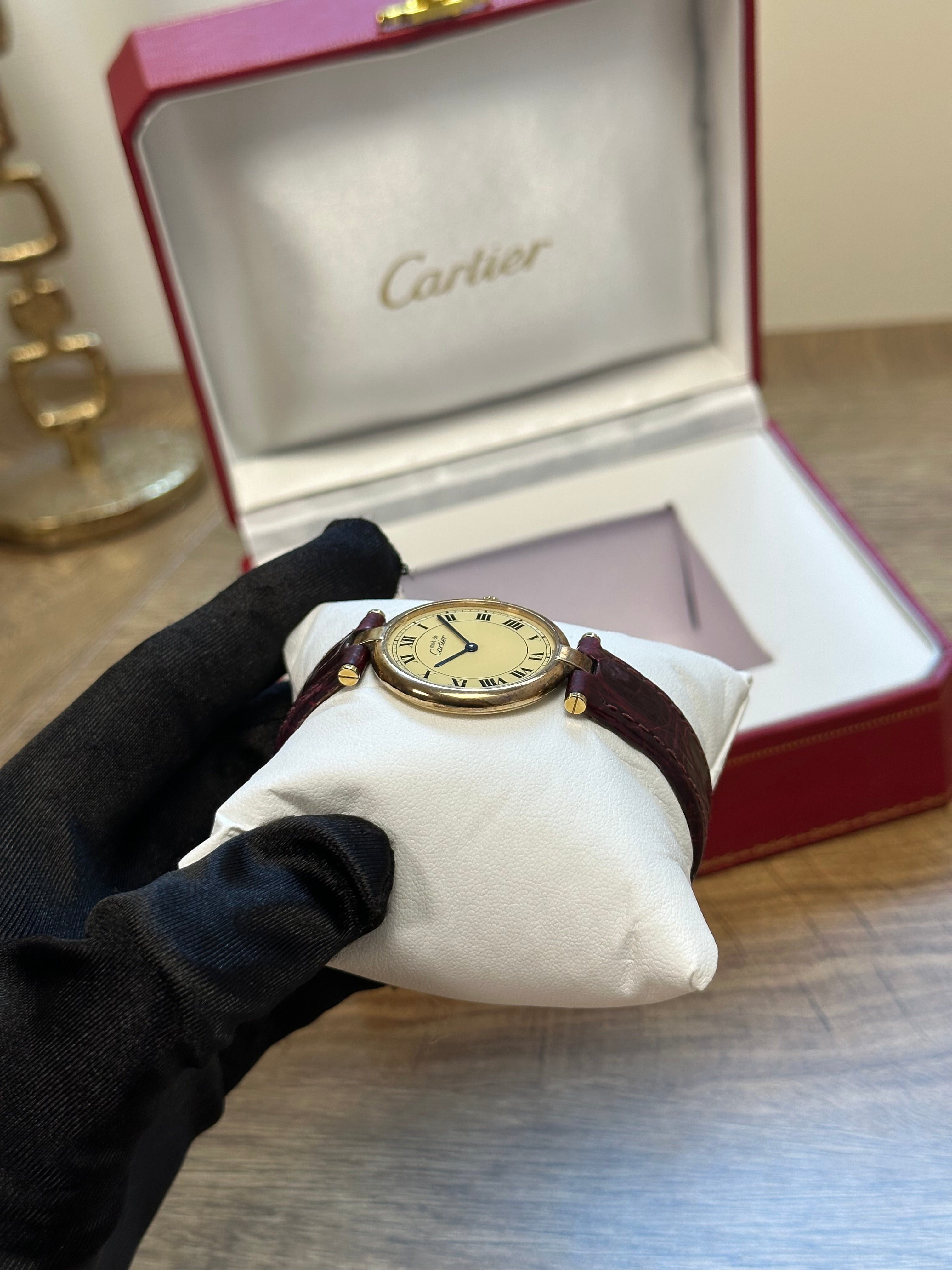Ladies Cartier Must Vendome 30mm