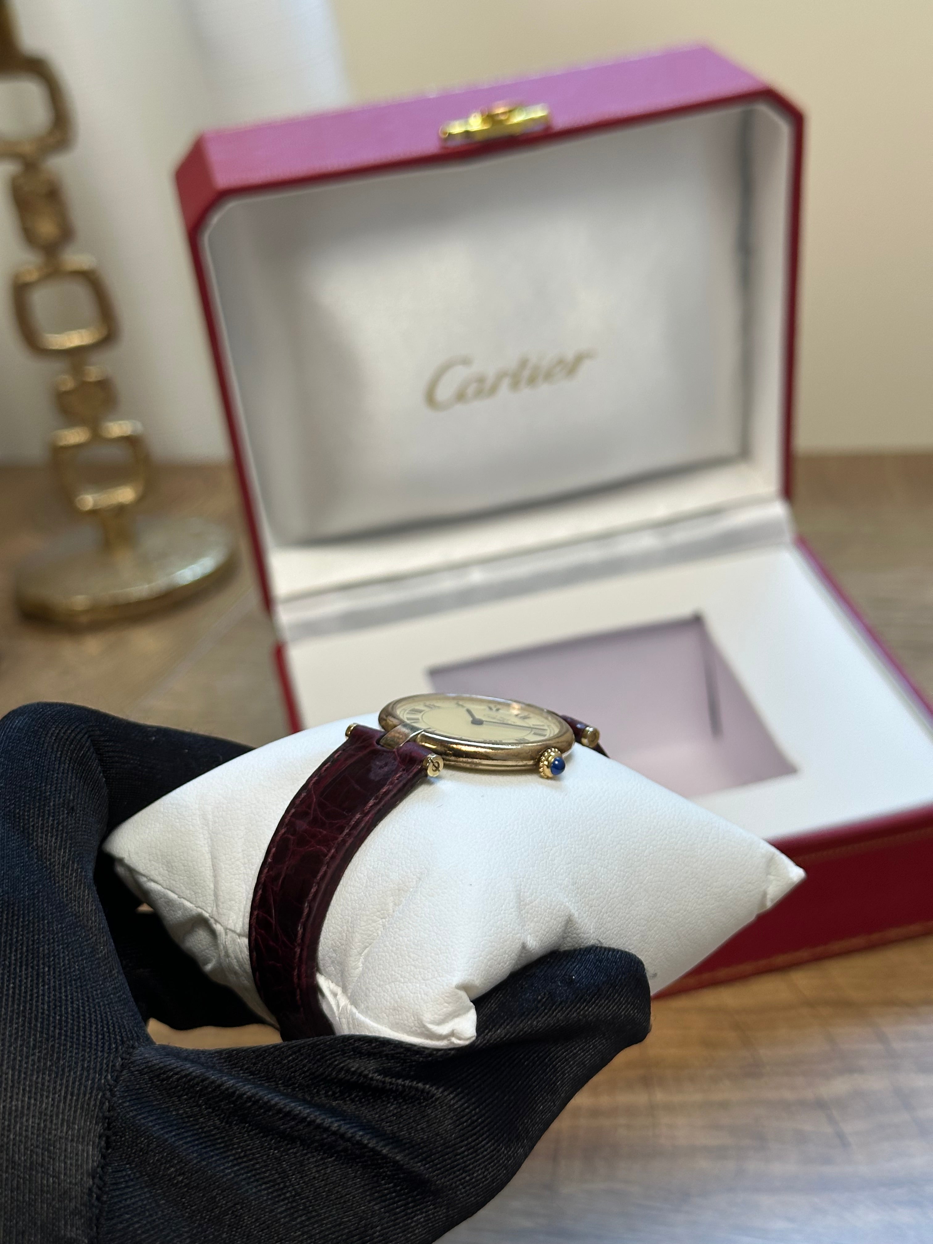 Ladies Cartier Must Vendome 30mm