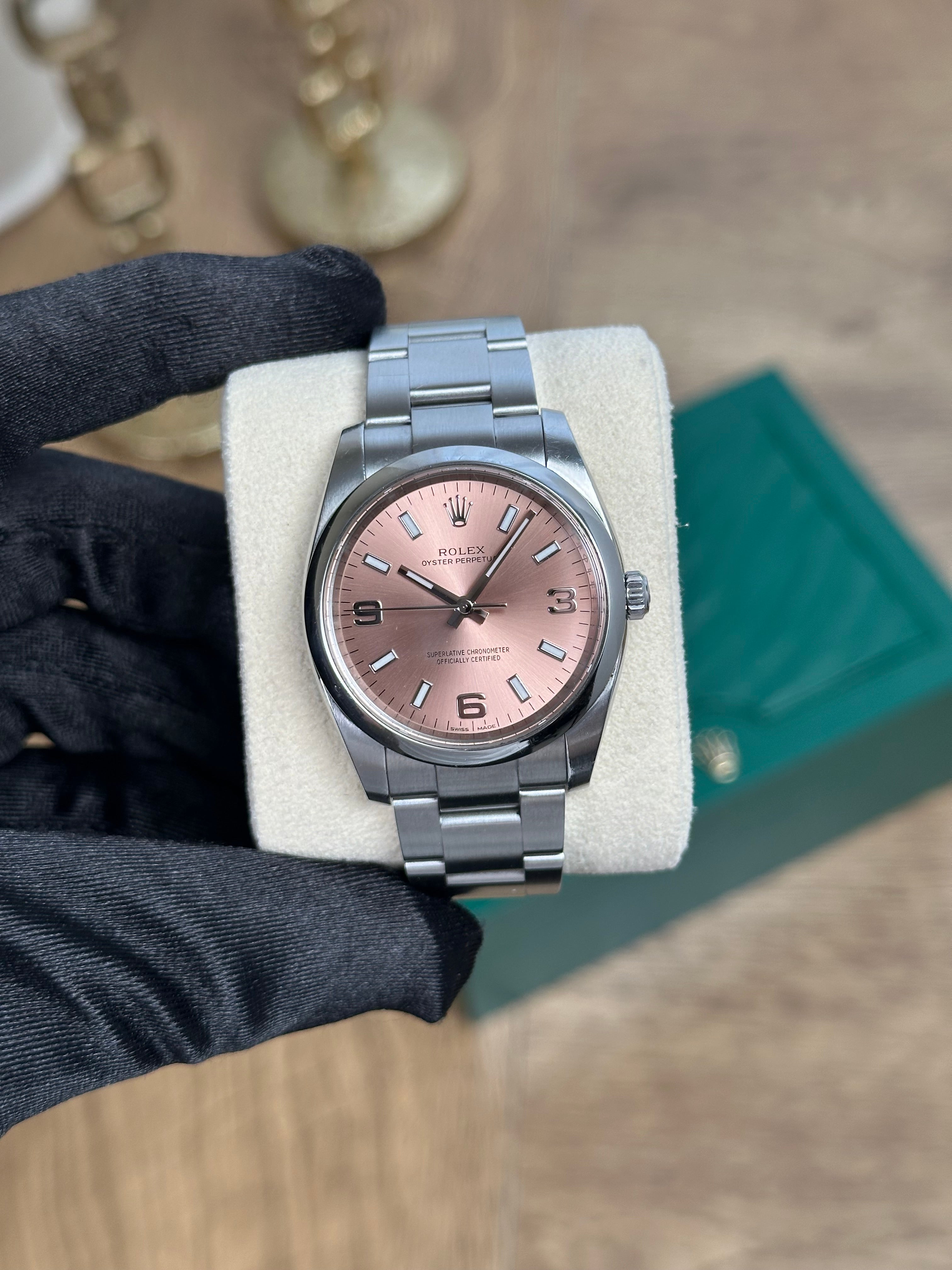 Rolex Oyster Perpetual 34mm - Pink Dial