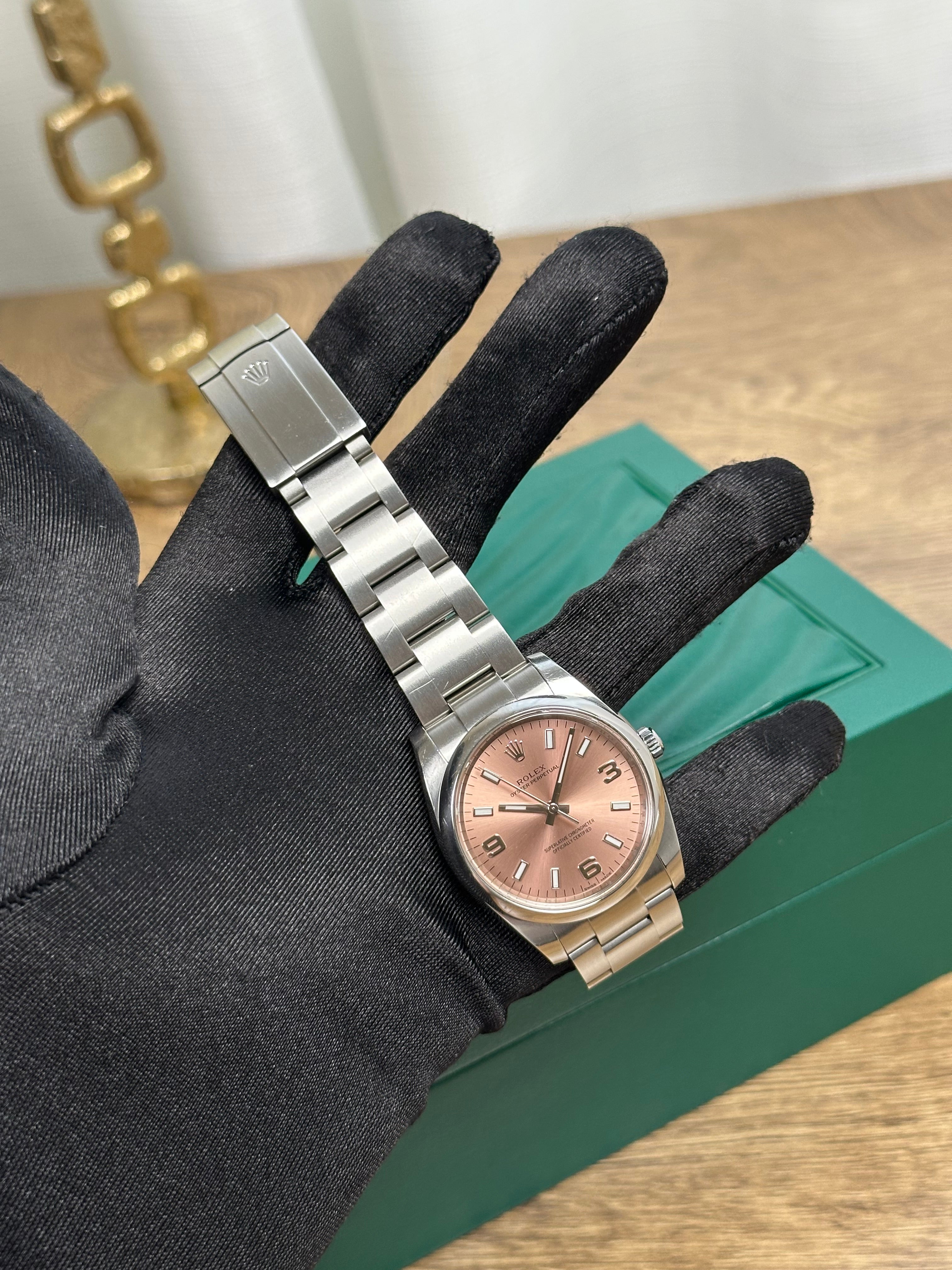 Rolex Oyster Perpetual 34mm - Pink Dial