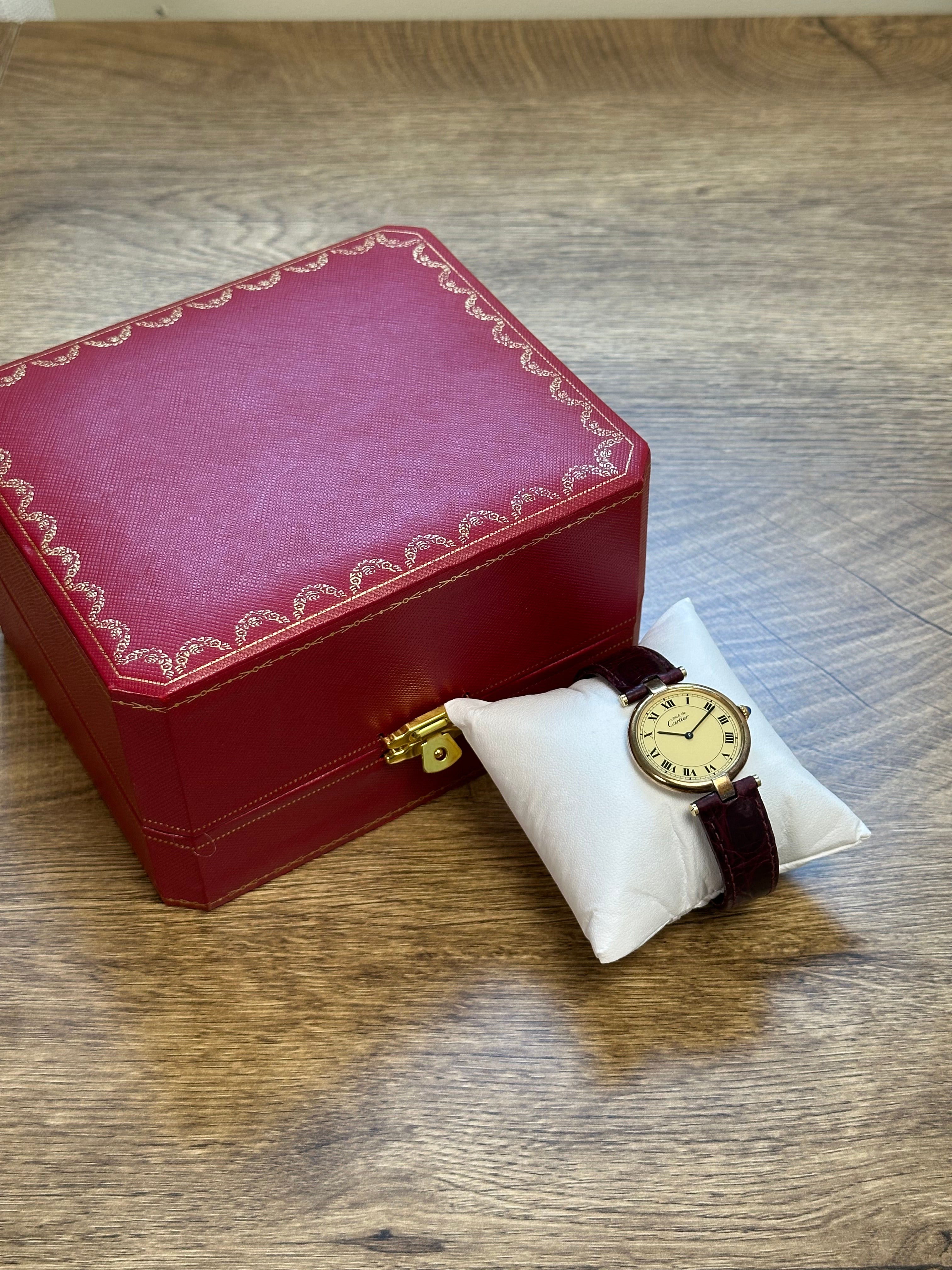 Ladies Cartier Must Vendome 30mm