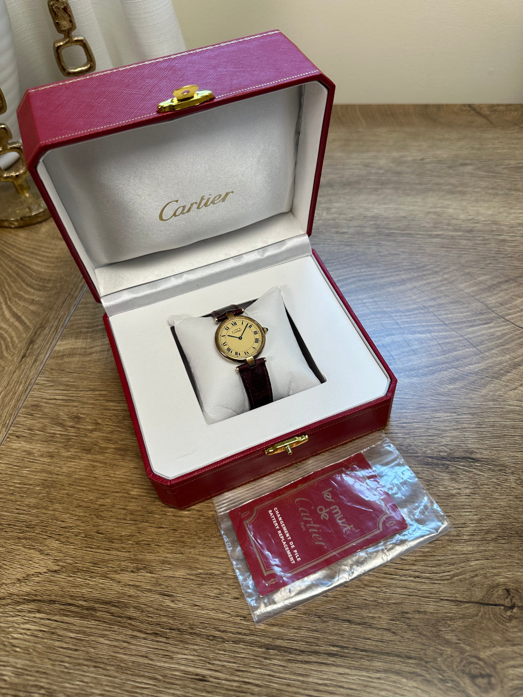 Ladies Cartier Must Vendome 30mm