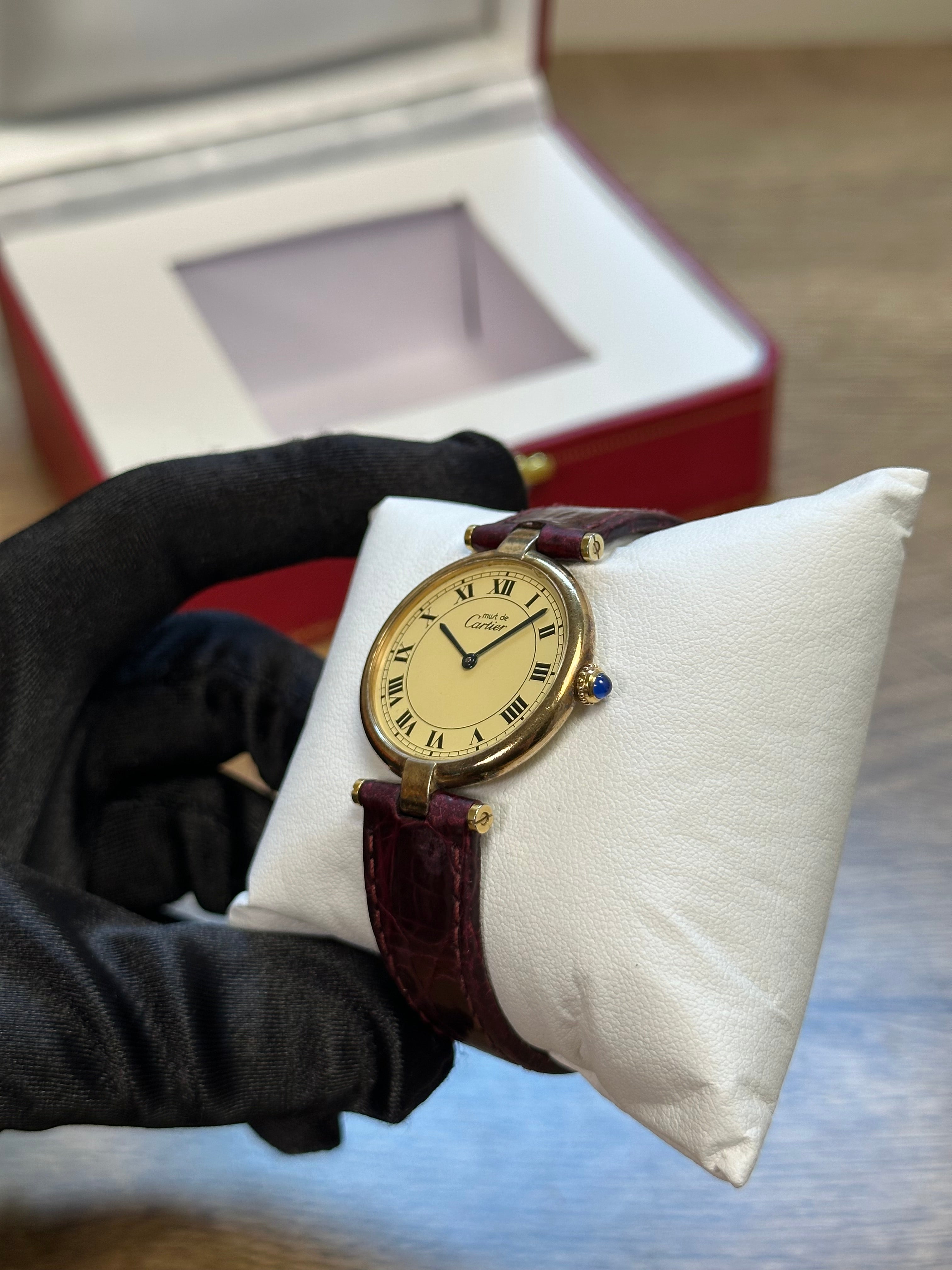 Ladies Cartier Must Vendome 30mm