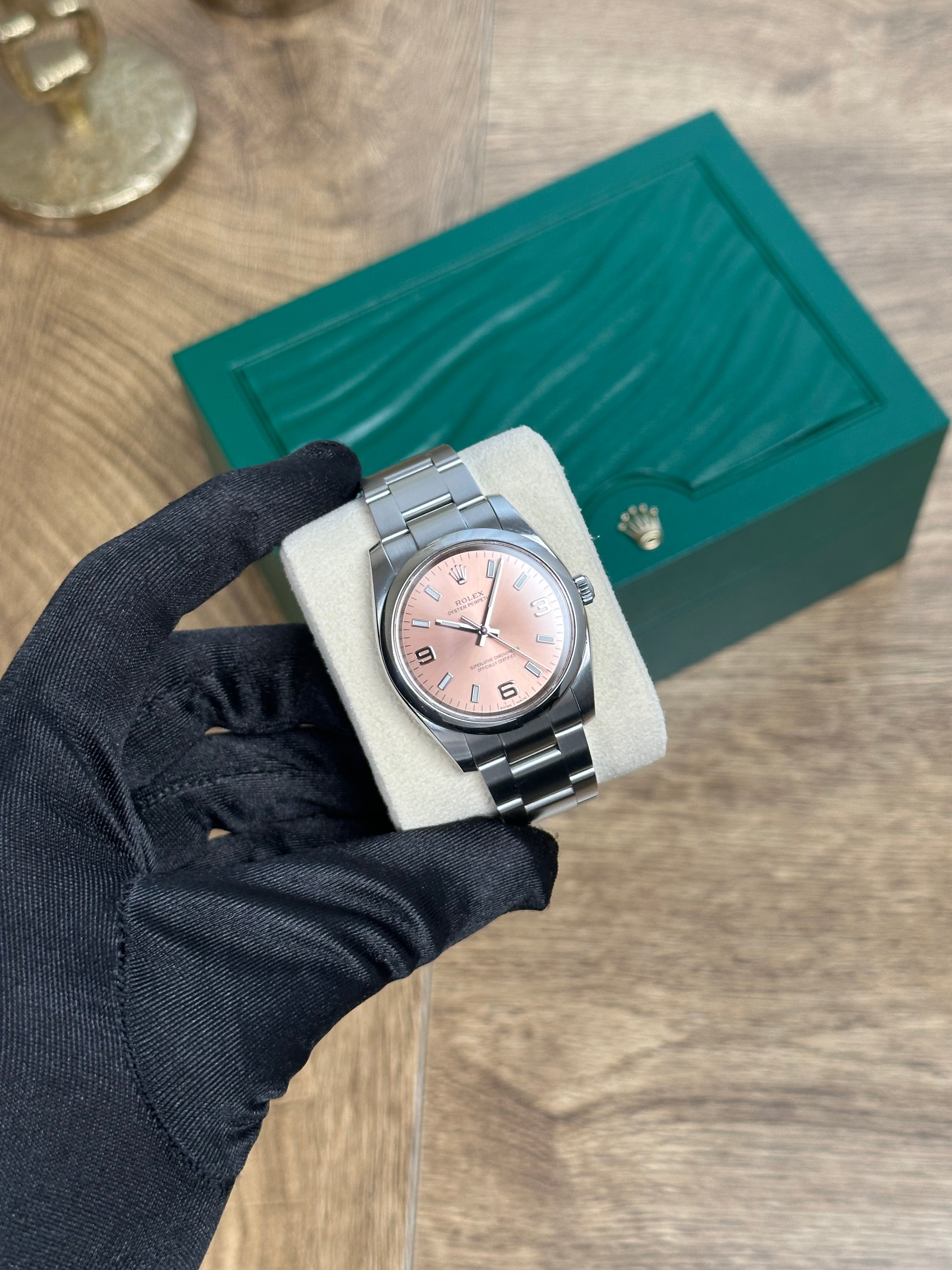 Rolex Oyster Perpetual 34mm - Pink Dial